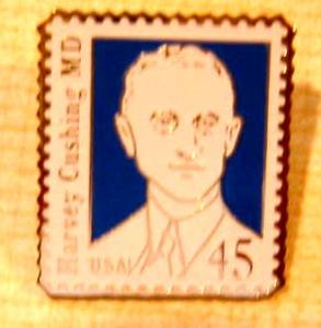 Harvey Cushing MD stamp pin hat lapel pins tie tac 2188 s