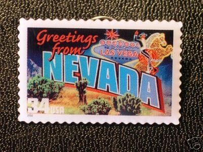 Nevada Greetings Stamp Pin lapel pins tie tac hat 3723 S