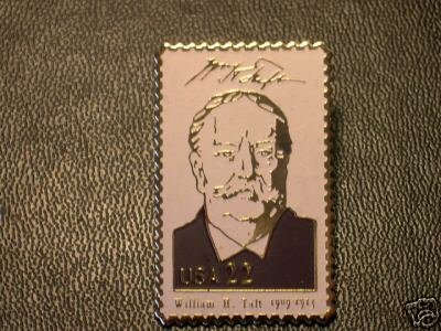 William H. Taft lapel pins stamp pin tie tac hat 2218h S