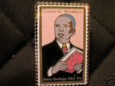 Carter Woodson stamp pin lapel pins Black History 2073 S