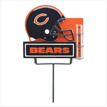 CHICAGO BEARS RAIN GAUGE