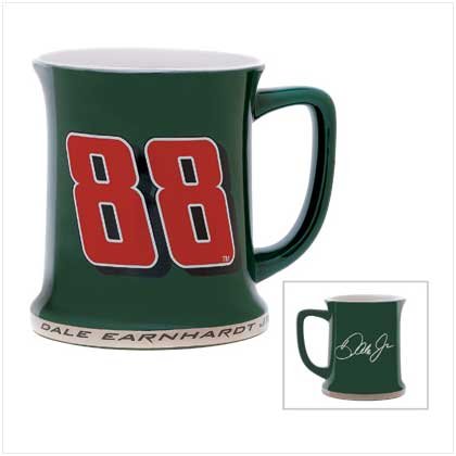 NASCAR #88 GREEN FAN MUG