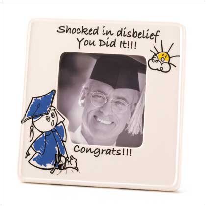 SHOCKED FACE GRADUATE FRAME