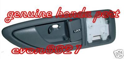 GENUINE HONDA DEL SOL PASSENGER DOOR HANDLE GRAY 93-97