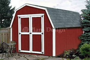 12 X 16 Barn Style Shed Plans