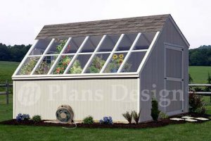 10' x 14' Backyard Garden Greenhouse Project Plans, Design 41014