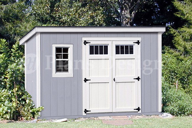 ... Building Blueprints / Shed Plans Deluxe Modern Style, Design #D0612M