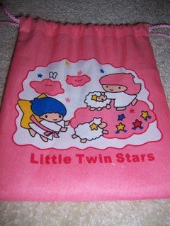 Little Twin Stars Draw String Bag