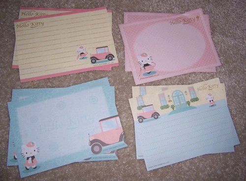 French Hello Kitty memos