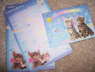 Delight in the Day Kittens Mini Letter Set