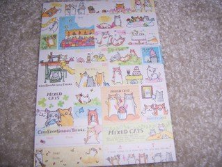 Mixed Cats Sticker Sheet