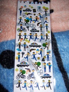 Policemen Sticker Sheet