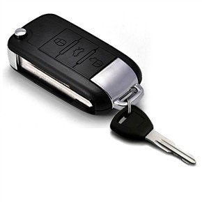 USB Rechargeable Pinhole Spy Camera in Car Keychain Style