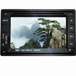 DT-6208 6.2" 2 Din In-Dash Car DVD Player with GPS