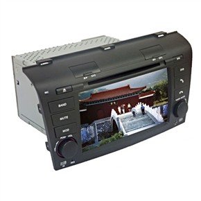 7" HD Digital Touch Screen 2 Din Car DVD Player with GPS DVB-T for Mazda 3
