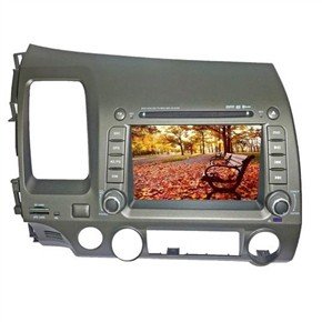 7" HD Digital Touch Screen 2 Din Car DVD Player with GPS DVB-T for Honda-Civic