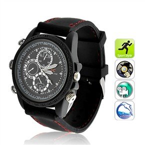 Waterproof Spy Pinhole Camera Hidden in Watch SC1006 4GB