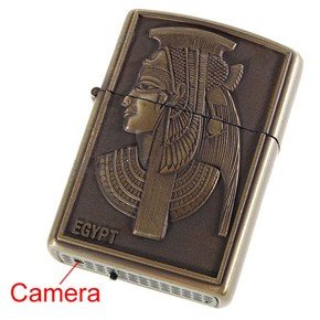 USB Rechargeable AV 1.3MP Pinhole Spy Camera Disguised as Working Lighter