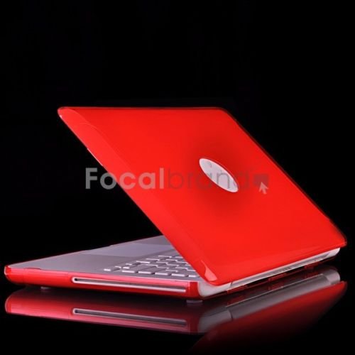 Red Crystal Hard Case Cover for NEW Macbook 13" WHITE