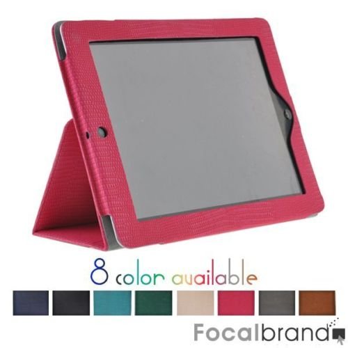 Rosy magnetic Leather Case cover with Stand for iPad 2