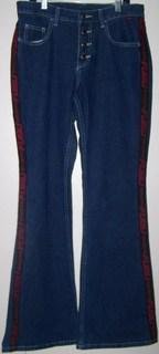 Fubu Ladies 9/10W Pants Red Letters