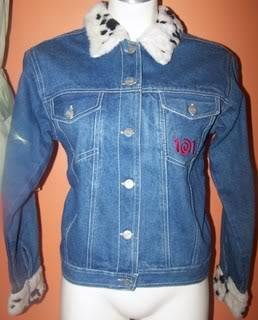 Ladies M Denim Jacket Embroidered Dalmations