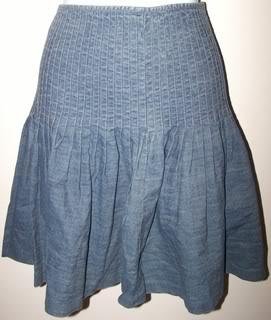 Ralph Lauren Ladies 6 Skirt Pleaded Gray Cute/Casual