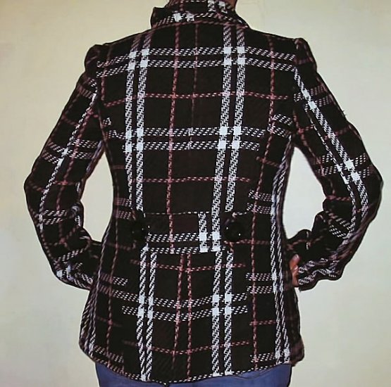 Plaid Pea Jacket