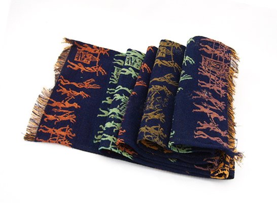 china yunnan ethnic jacquard cotton scarf dongba pictures