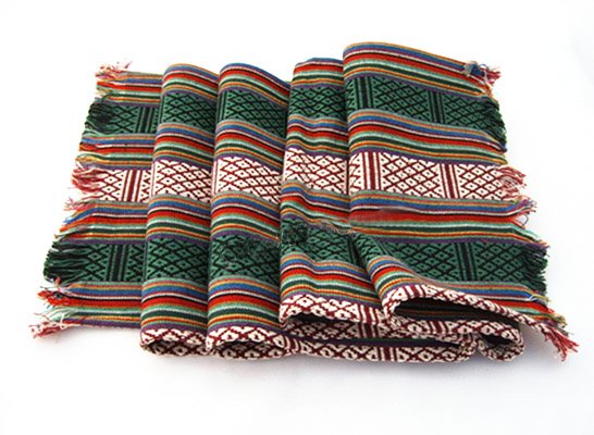 china yunan lijing cotton striped scarf in multiple colors