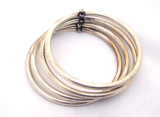 miao silver jewelry bracelet four rings