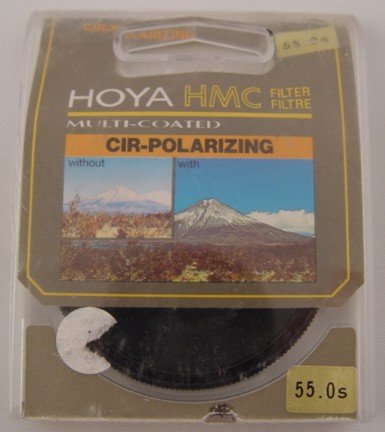 Hoya Cir-Polarizing Multi-coated 55mm Filter