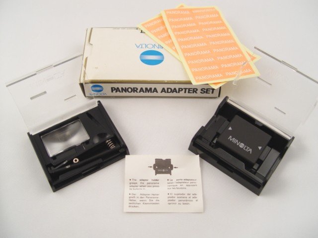Minolta Panorama Adapter Set with Focusing Screen P Like New