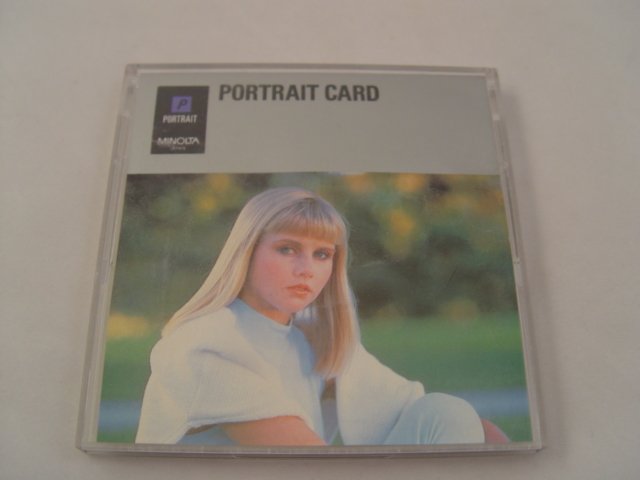 Minolta Maxxum Portrait Program Card for 700si 9xi 7000i 8000i