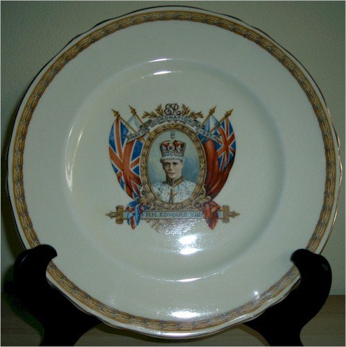 Edward VIII Commemorative Coronation Plate
