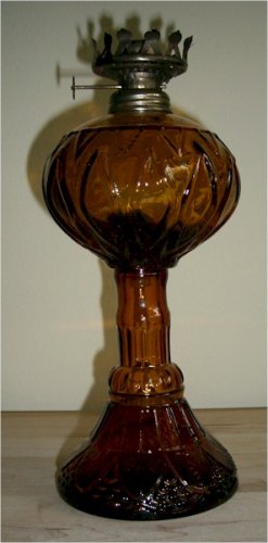 Dark Amber Oil Lamp - Hong Kong