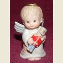 1987 ENESCO BOY ANGEL WITH WOODEN SOLDIER - MOREHEAD