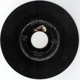 ELVIS PRESLEY -Money Honey - One Sided Love Affair RCA VICTOR 45 RPM RECORD 47-6641