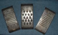 3 Vintage Shredder Graters Super Remark Mfg Butler Ind