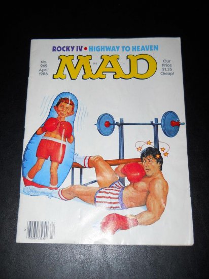 MAD - April 1986 - #262 - Rocky IV - Highway To Heaven