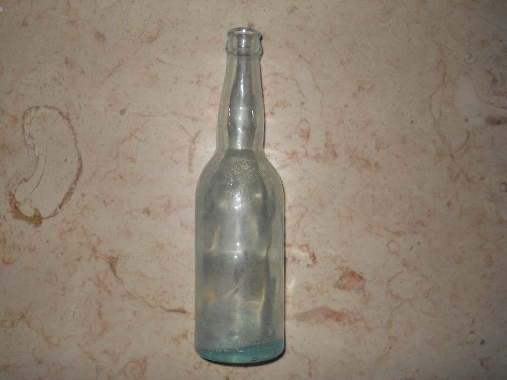 Lion Brewery - Blue Glass Beer Bottle - Wilkes-Barre
