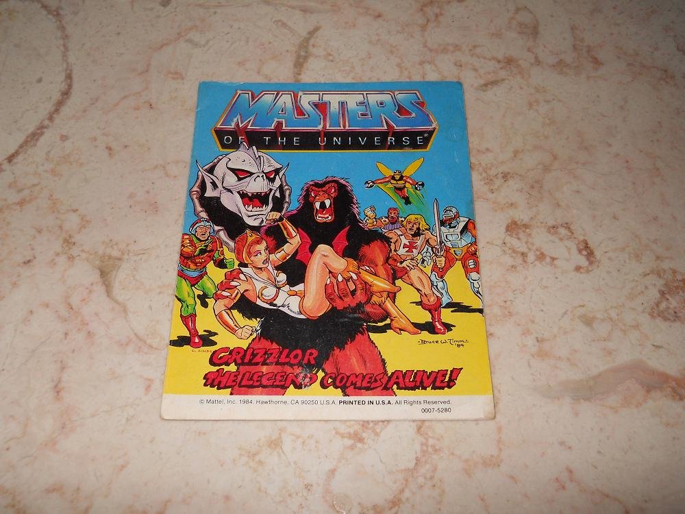 Grizzlor: The Legend Comes Alive - Mini Comic - Masters Of The Universe - 1984