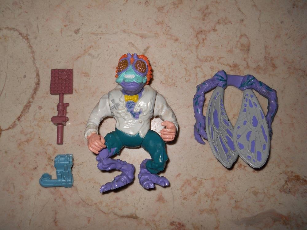 Baxter Stockman - Playmates - 1989 - Teenage Mutant Ninja Turtles - Complete