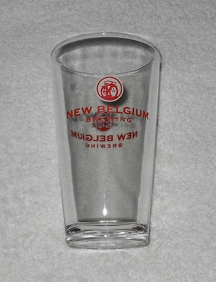 New Belgium Brewing - Pint Glass - Clear w/ Logo - 16 Ounce