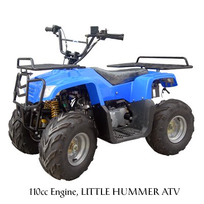 110cc 4-stroke kids ATV WHEELER with racks free shipping