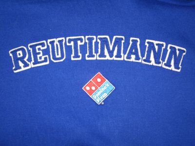 DAVID REUTIMANN 2007 DOMINOS'S PIZZA #00 NASCAR HOODY HOODIE XXL