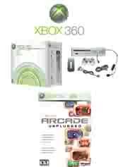 Xbox 360 "Premium Gold Pack" Video Game System with 6 of the Coolest Games !!!