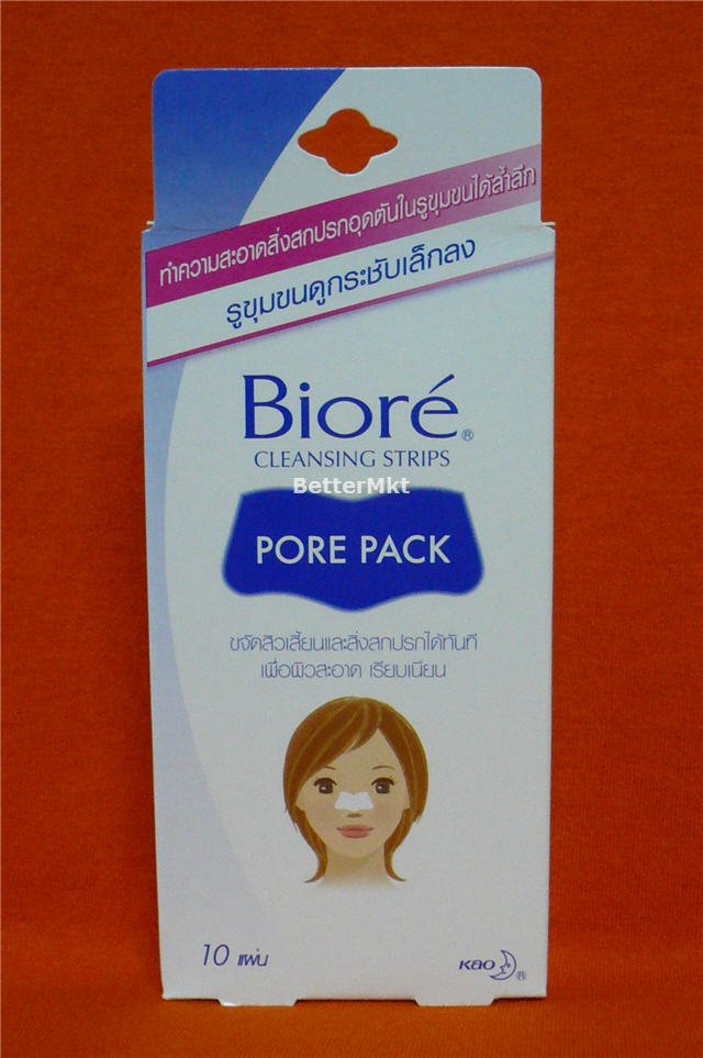 WOMEN Biore Pore Pack 10 Nose Cleansing Strips