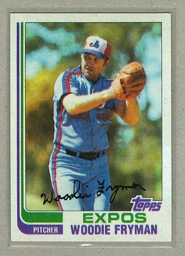 1982 Topps Baseball #788 Woodie Fryman Expos Pack Fresh