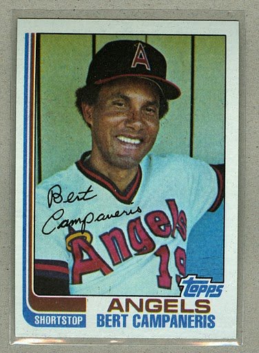 1982 Topps Baseball #772 Bert Campaneris Angels Pack Fresh